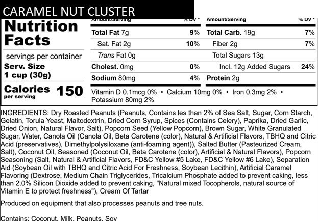 Caramel Nut Cluster