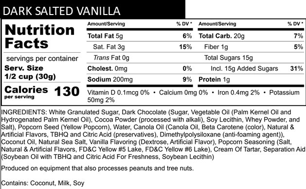 Dark Salted Vanilla