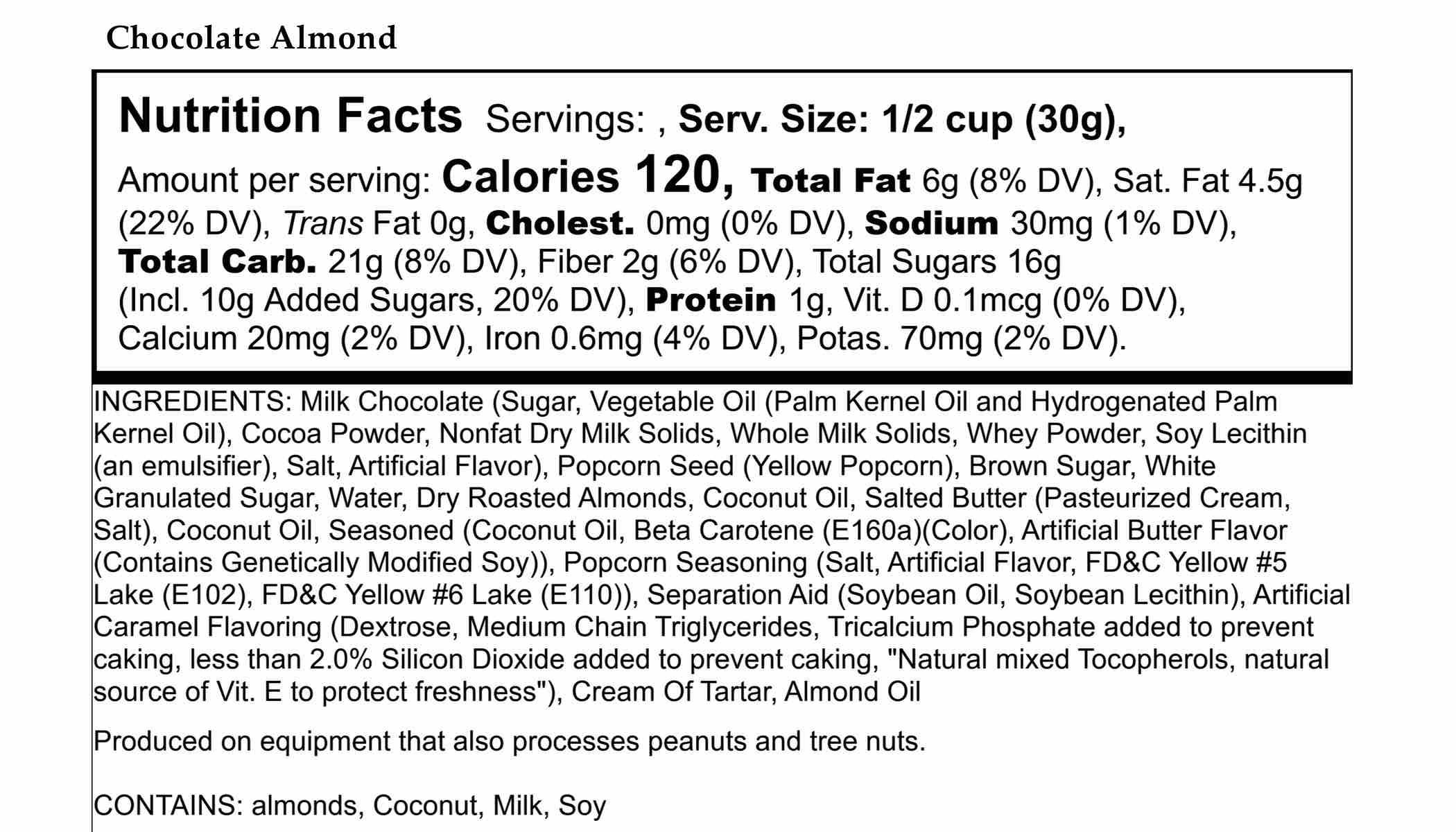 Chocolate Almond